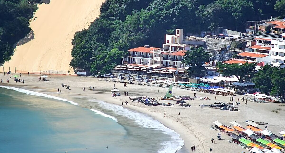 Entrada da praia de Ponta Negra