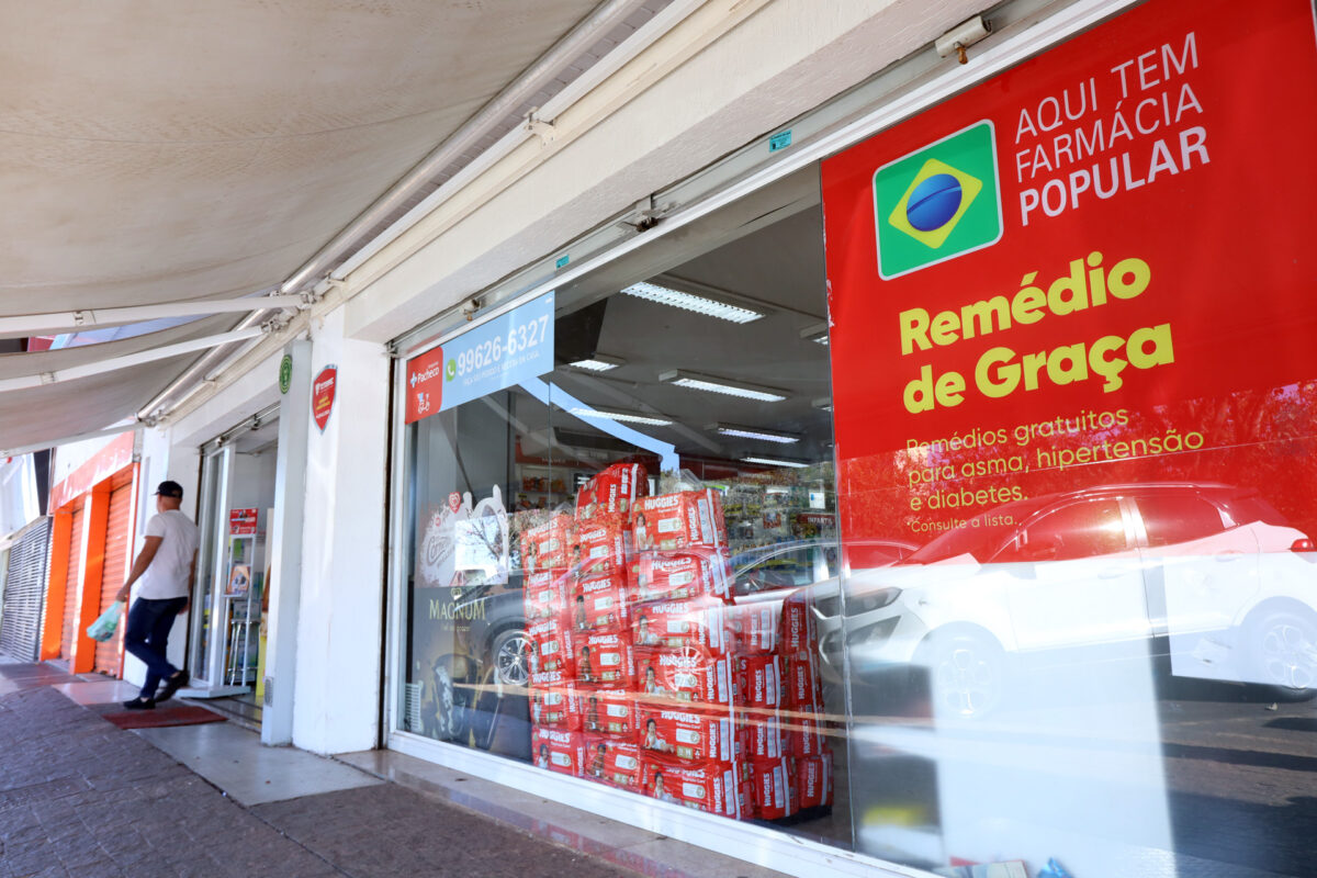 Farmácia Popular com remédios gratuitos do SUS