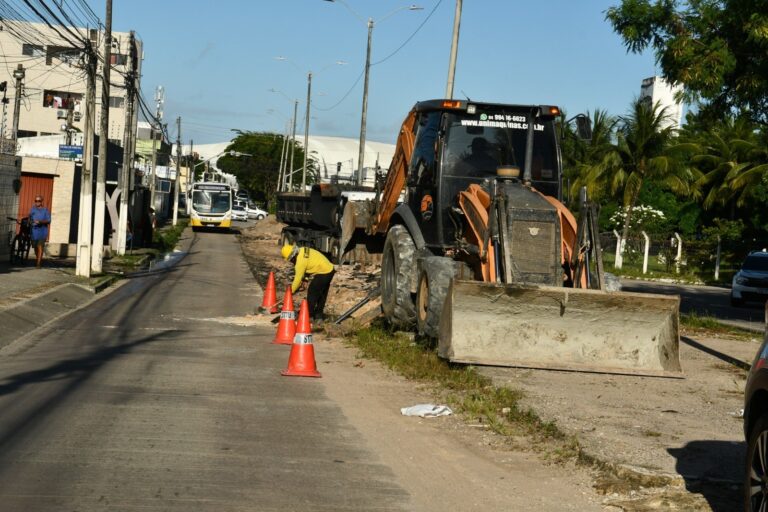 Obra na Avenida Jerônimo Câmara promete desafogar trânsito perto da Arena das Dunas