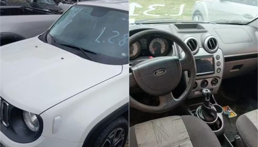 Leilão do Detran-RN tem Jeep Renegade por R$ 20 mil e lista com Corolla, Onix e Ranger