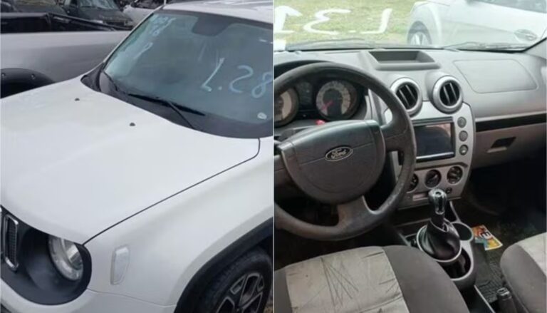 Leilão do Detran-RN tem Jeep Renegade por R$ 20 mil e lista com Corolla, Onix e Ranger